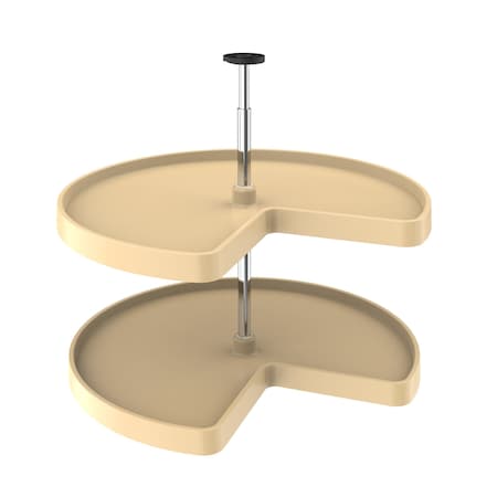 Rev-A-Shelf Plastic; Steel, Almond, 28 in W, 26 in H, 28 in D 3472-28-15-52